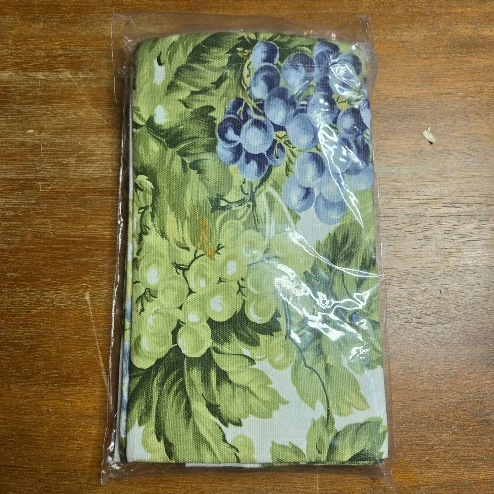 Williams Sonoma Bordeaux Blue Linen Cotton Napkins Set of 4 Italy 20